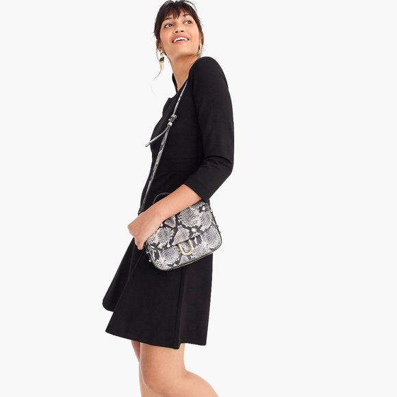 NWT Womens Petite Size 2 2P J. Crew Fit and Flare Sheath Dress in Stretch Ponte - Picture 6 of 6